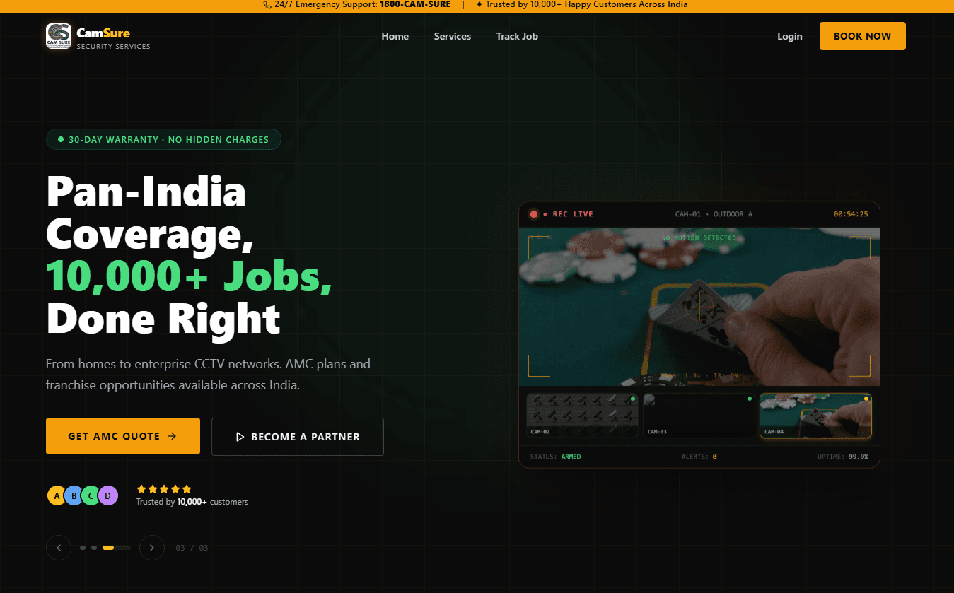 MyCamSure / CamSure project screenshot